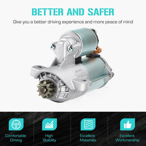 Ford 3.5L Starter Motor Plug And Play Fit For Edge 07-16, Explorer 11-17, Flex 09-17 displaying features and design