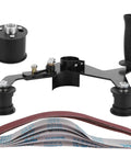 Heavy Duty Belt Sander Polishing Machine For Stainless Steel Tube Grinder with sanding belt and attachments for precise metalworking.
