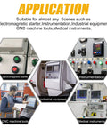 Application of DPST 30mm Momentary Mushroom Head Push Button Switch in industrial equipment and medical instruments