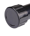 Half Inch Compression Hose End Cap Plug For Drip Irrigation Fits Half Inch Tubing Or Dripline With 0.620 Inch OD Black Watertight End Cap