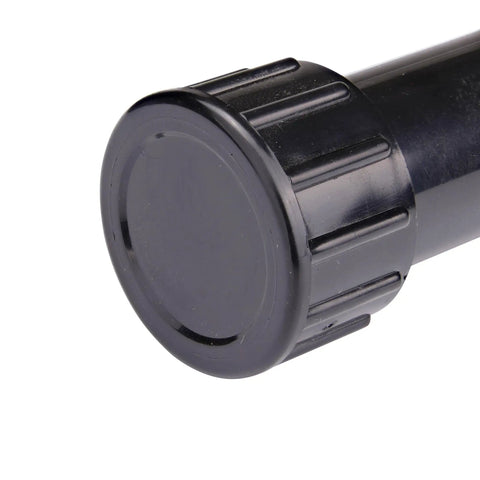 Half Inch Compression Hose End Cap Plug For Drip Irrigation Fits Half Inch Tubing Or Dripline With 0.620 Inch OD Black Watertight End Cap