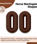 Horse Martingale Stopper Rubber Rein Stopper Must Have Set For Running And Standing Martingales Secure Fit Keeps Straps Aligned