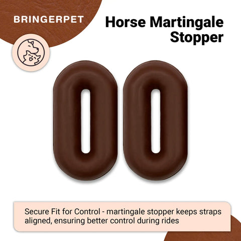 Horse Martingale Stopper Rubber Rein Stopper Must Have Set For Running And Standing Martingales Secure Fit Keeps Straps Aligned