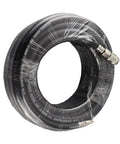 Premium Heavy Duty Pneumatic Air Hose 15 Meter Flexible Rubber Tubing featuring an awesome 900 Psi burst pressure rolled for storage.