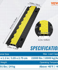 Beefed Up Heavy Duty 5 Pack TPU Cable Protector Ramp With 2 Channel Design for Driveways and Floors, 36.14 x 9.84 inches, eco-friendly