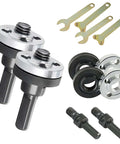10Pcs Electric Drill Angle Grinder Connecting Rod Set with 10mm Adjustable Rotary Driver Shaft Adapter and Spanner