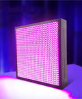 Robust Workhorse UV Curing Light With 365Nm 395Nm And 405Nm Bands For Fast Resin And Adhesive Cure Smooth Screen Printing Workflow And Fluorescence Spot Checks Us Plug Ready To Roll, glowing purple LED panel.