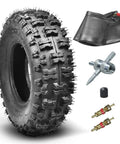 4.10/3.50-6 Tire Inner Tube Heavy Duty Pack with valve stems for Lawn Mowers, Wheelbarrows, Go Karts, ATVs, Quad Bikes and more.