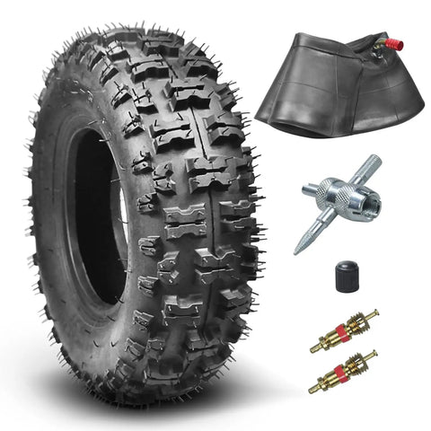 4.10/3.50-6 Tire Inner Tube Heavy Duty Pack with valve stems for Lawn Mowers, Wheelbarrows, Go Karts, ATVs, Quad Bikes and more.