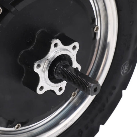 Close-up of the Beefed Up 11 Inch Wheel Hub Motor For Electric Motorcycle And Scooter 1500W To 4000W Brushless DC Drive