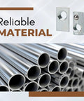 M6 X 1.0 T Slot Nut With Spring Ball Loaded, 10 Pack, Carbon Steel, shown with aluminum extrusion rails and reliable material text