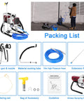 Heavy Duty Slick Airless Paint Sprayer With 1800W Motor And Stainless Steel Stand for efficient spray application on various surfaces.