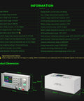 6006 60V 6A DC DC Step Down Power Supply Kit With D6006 Case And 400W PSU features and dimensions displayed.