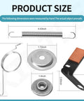 John Deere D Series Heavy Duty Shield And Brake Pad Kit With Screws dimensions and components for DIY installation