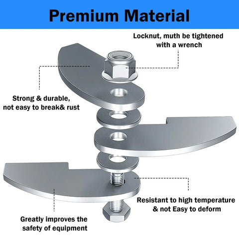 Heavy Duty BBQ Smoker Hinge Set For Weld On Steel Doors Two Pack Eight By Two And A Quarter Inch Hinge Fits Three Sixteenths Inch Plate Removable Pin Design For Smoker Lid Firebox And Grill Doors Silver Finish graphic showing hinge components and labels.