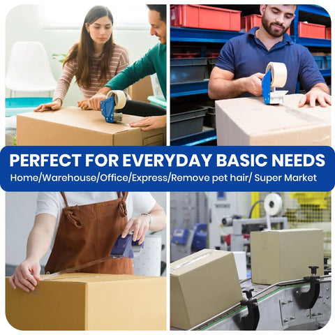 Rock Solid Heavy Duty Crystal Clear Packing Tape With Badass Industrial Adhesion For Moving Boxes Shipping Supplies And Cartons That Absolutely Will Never Tear Or Peel used for sealing boxes in home and office settings.