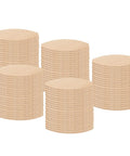 Stacks of Beech Wood Joining Biscuits 100 Pack 0 Size for tight bonds and strong adhesive joints, ideal for cabinetry and woodworking.