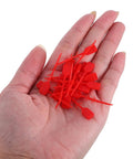 Top Grade 2000 Pack Fire Extinguisher Tamper Seals Plastic Safety Lock Pins Red Security Zip Ties in a hand.