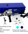 Portable Electric Rebar Cutter With Upgraded Steel Jaw Blades And 900W Copper Motor For Cutting Steel Bars 4-20Mm with manual and wrench.