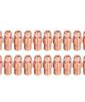 Heavy Duty Premium Copper TIG Collet Body Replacement Parts Fits 13N24 13N 796F WP 9F Torch in copper row.