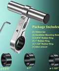 Aluminum Alloy Handlebar Extender For Bike And Motorcycle, 4 Inch Extension, CNC Machined 6061-T6 With Hard Anodized Finish