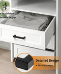 Matte Black Cabinet Handles 5 Pack 4 Inch Hole Center 102mm Stainless Steel Square Bar Drawer Pulls on white drawer in room