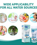 Big Time 16 In 1 Drinking Water Testing Kit With 100 Rapid Test Strips For Household Faucets And Wells, versatile use for home and outdoor water sources.