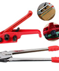Top Shelf Heavy Duty Manual Strapping Tool For Plastic Strap crushes heavy lifting tasks with rotary tensioner and cutter.
