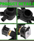 Solenoid Drain Valve For HM750A1000 Advanced Electrode Humidifier DC 24V Replacement Part with brass core and plastic housing details