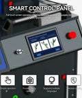 Smart control panel of 3000W Laser Welder Beast Mode 4 In One System for Metal with touch screen and multiple language support.