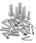 Assorted Dope Metric Socket Cap Screws Set 185-Piece Assortment Kit, M2.5 M3 M4 M5 M6 M8, Stainless Steel 304 Button Head