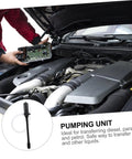 Electric Oil Pump For Fast Fuel Transfer And High Flow Siphon Pump For Quick Liquid Extraction In Vehicles And Equipment Durable Lightweight And Easy To Use, black pump in engine bay