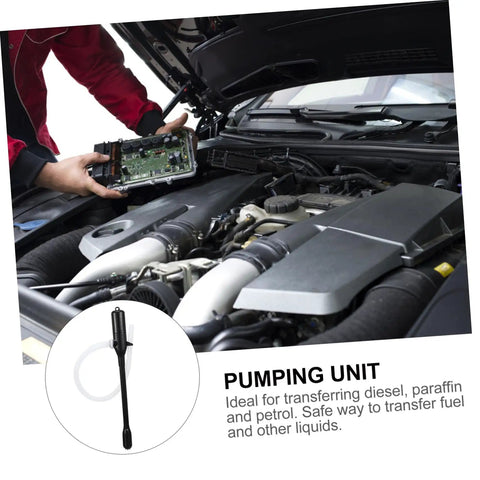 Electric Oil Pump For Fast Fuel Transfer And High Flow Siphon Pump For Quick Liquid Extraction In Vehicles And Equipment Durable Lightweight And Easy To Use, black pump in engine bay