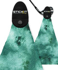 Heavy Duty Magnetic Golf Towel With Top Tier Neodymium Magnet For Carts And Clubs Ultra Absorbent Microfiber in green design.
