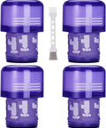 4 Pack V11 Torque Drive Replacement Vacuum Filters For Cordless Vacuum Cleaners SV14 Animal And V15 Detect Models set with brush.