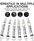 Diamond Paste Polishing and Lapping Compound Kit 6 Pack Oil Based High Concentration Diamond Paste Syringes From 450 To 80 000 Grit
