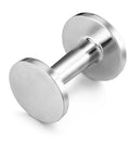 Pro Grade 2 Inch Espresso Tamper For Baristas Durable Stainless Steel Build Delivers Even Heat For Consistent Temperature And Perfect Crema With Velvet Microfoam Ergonomic Handle, side view