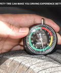 Tire Tread Depth Gauge Dial Type For Motorcycle, Car, Truck And Bus, Easy Reading Tire Gauge In 32nds With Traffic Light Color Zones And 32nd Inch Increments For Quick Pro Grade, Accurate Readings on tire tread