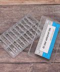 Watch Case Tubes Replacement Kit 500 Pcs In 20 Sizes With 25 Pcs Per Size displayed in plastic organizer on wooden surface