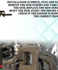 Mercedes-Benz Brake Pad Wear Sensor Front And Rear Kit for W211 W220 E Class CLK with installation diagram