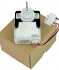 Evaporator Fan Motor Replacement 5304521244 Compatible With Frigidaire And White Westinghouse Refrigerators displayed on box