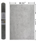 Extra Wide Concrete Texture Peel And Stick Wallpaper Grey Contact Paper 32x394 Inch Matte Thick Adhesive Waterproof Vinyl Wall Sticker For Bedroom And Living Room No Fuss Install