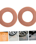 120 Pcs Metal Welding Washers Round Iron Dent Repair Kit For Auto Body Paintless Dent Removal DIY Dent Puller Discs And Welding Ring Washers Heavy Duty Pro Grade Car Body Repair Tool Set For Quick Flexible Dent Fix, copper finish