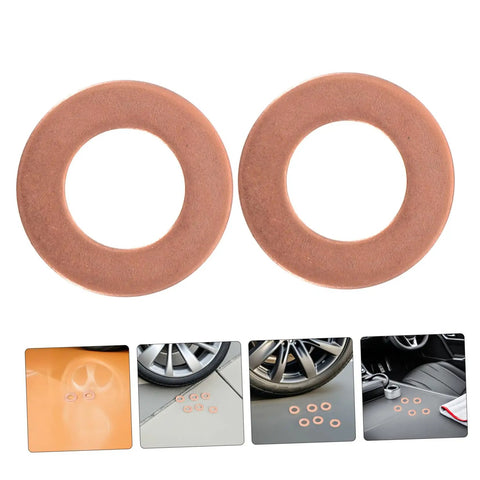 120 Pcs Metal Welding Washers Round Iron Dent Repair Kit For Auto Body Paintless Dent Removal DIY Dent Puller Discs And Welding Ring Washers Heavy Duty Pro Grade Car Body Repair Tool Set For Quick Flexible Dent Fix, copper finish