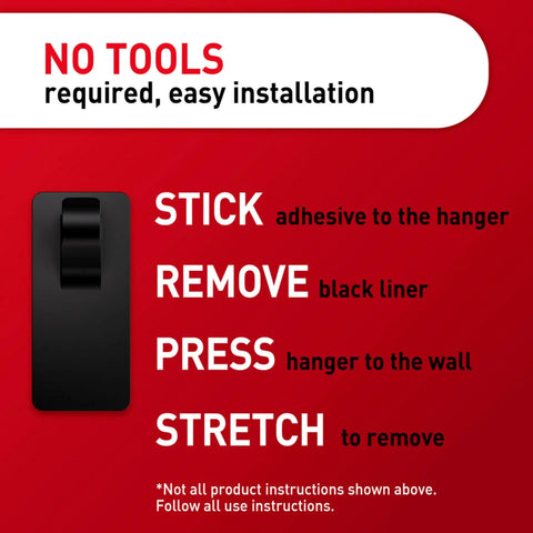 Hassle Free Wall Mount Hardware That Slides Right Onto Medium Black Curtain Rods With Heavy Duty Adhesive Strips Quick Install No Screw Marks Just Pop On And You Are Set For Every Room