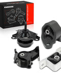 Heavy Duty Engine Motor Mount And Transmission Mount Kit Set Of 4 For Honda Element 2003 2004 2005 2006 2.4L L4 Auto displayed with components.