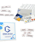 Word Magnet Kit For Science Nerds And Pros, Hilarious Poems And Prose For College To PhD, packaging and magnet tiles display