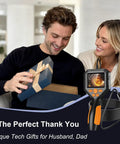 Unique Tech Gift For Men HD Borescope Camera With Light Flexible Inspection Tool For Home DIY Auto Projects And Gadgets Lovers Ideal Gift For Husband Dad Or Teen Tech Enthusiast And Collectors Of Dope Gadgets. handheld borescope with screen and 6.5ft cable shown with gift box