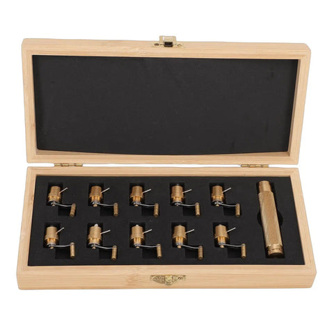 Brass Watch Winder Set With Ergonomic Handle For Precision Winding Of Movements Like 2450 2135 240 899 1904 9015 L888 1847 3120 in box