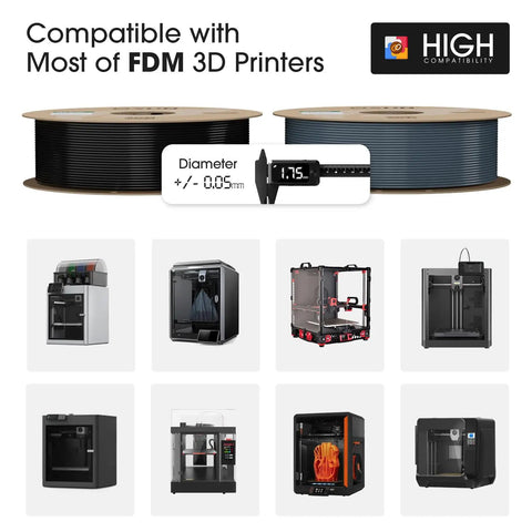 Premium Pla Basic Filament Designed For Serious 3D Makers In Straight Up Sleek Grey With Spacious Two Kilogram Reel That Flows Like Butter For Zero Drama Prints And Total Bang For Your Buck